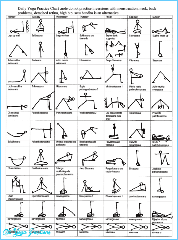 hatha yoga poses chart pdf